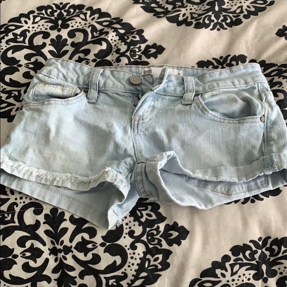 Denim shorts